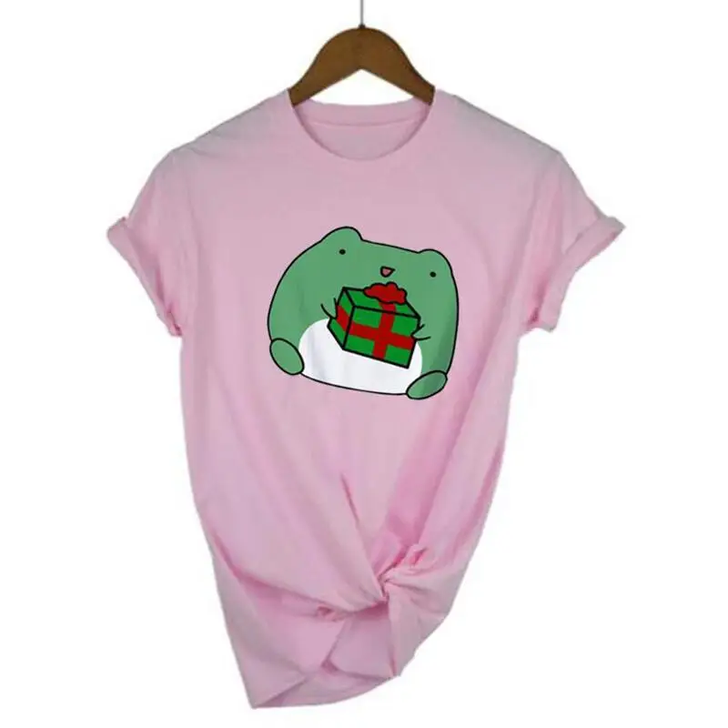 Футболка женская с принтом лягушки |