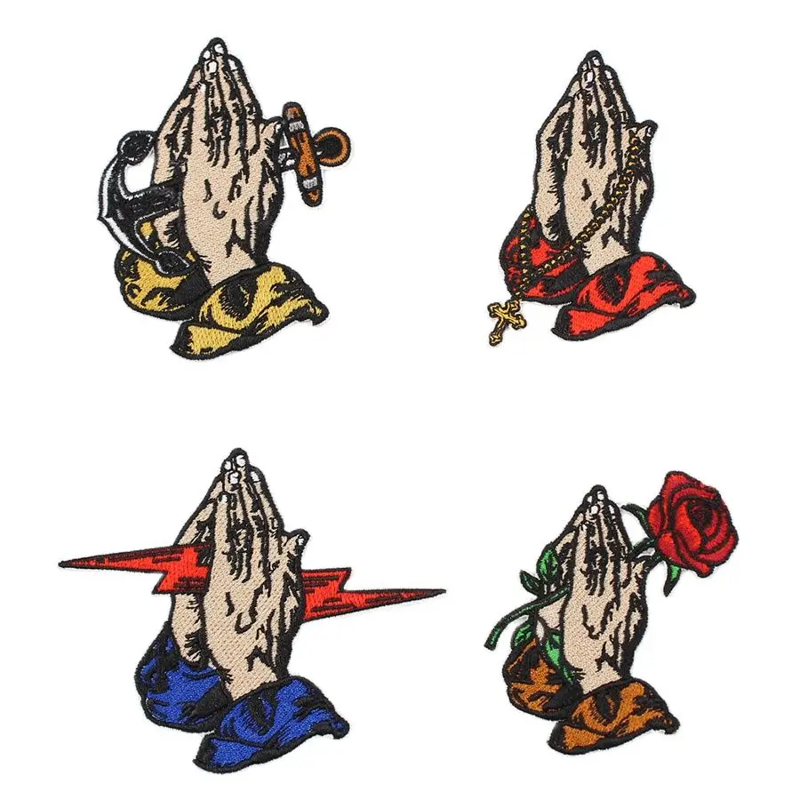 

10 шт. вышитые черные цветочные нашивки, наклейки на одежду, Пришивные нашивки для одежды, значок, рубашки, тканевые аппликации