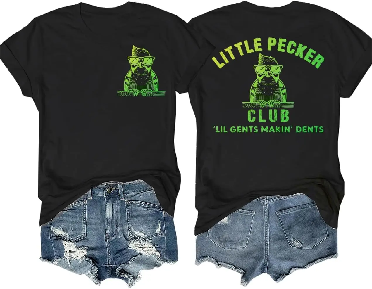 Футболка Little Pecker Club футболка Lil рубашки Gents Making Dents рубашка унисекс