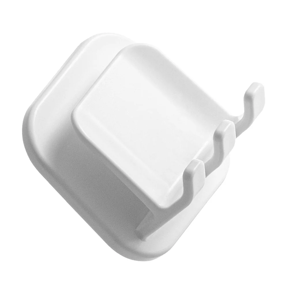 

2pcs Toothbrush Holder Plastic Replacement Punch-Free Toothbrush Rack Wall Organizer Toothbrush Stand