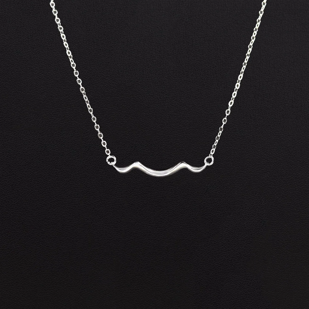 Волнистое ожерелье серебряные украшения для океана пляжный чокер женщин подарки