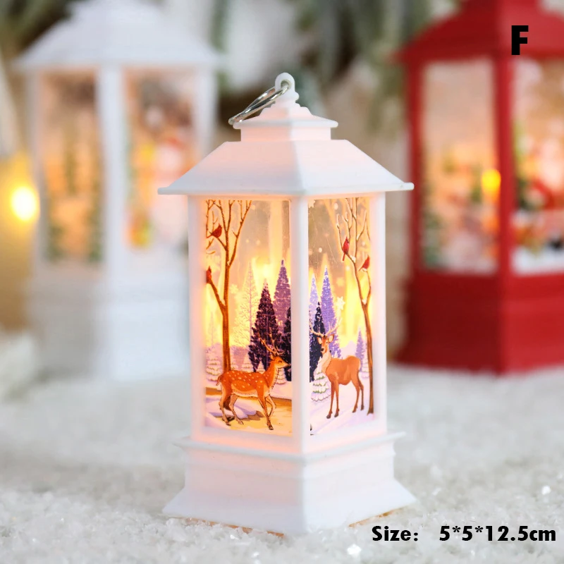 

Christmas Wind Lamp Candlestick Lamp Night Lamp Old Man Snowman Decoration Night Lamp Desktop Ornaments Christmas Decorations