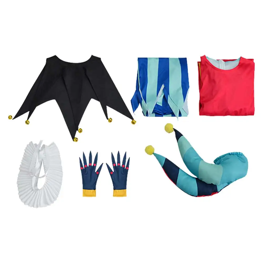 Костюм для косплея Fizzarolli из мультфильма Helluva маскировка головы шапка перчатки