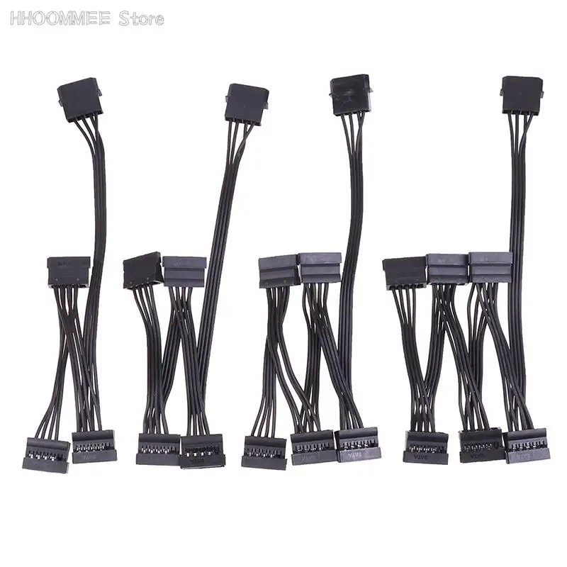 Кабель-разветвитель для жестких дисков SATA 4 контакта 1 штекер 3/4/5/6 гнездо - купить