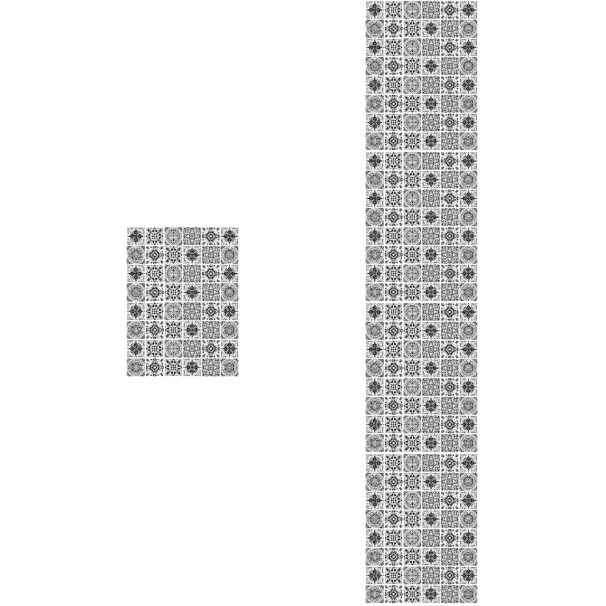 

240 pcs Peel and Stick Tiles Self-adhesive Kitchen Tile Stickers Bathroom Floor Wall Decorative Stickers