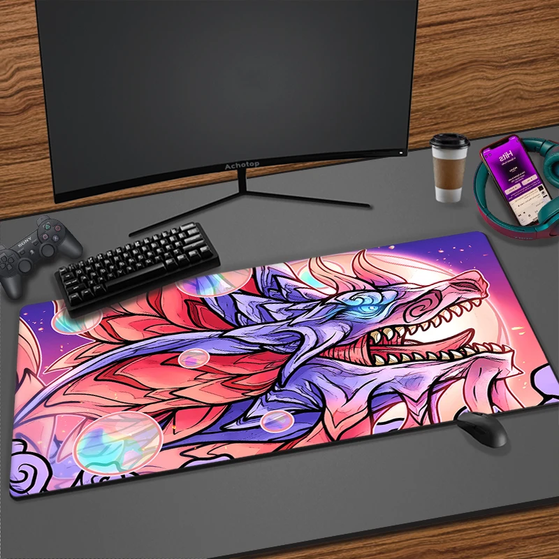 

Monster Hunter Dragon 90x40cm Large Game Mouse Pad XXL Gaming Accessories PC Laptop Gamer Mousepad Antislip Laptop Mouse Pad Mat