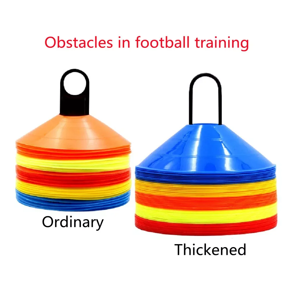 

2022New Sport Football Soccer Rugby Speed Training Disc Cone Cross Track Space Marker Inline Skating Cross Speed Training 10PCS