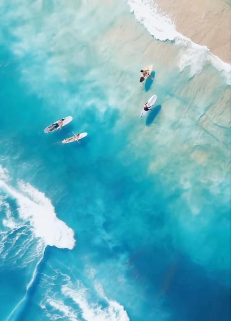 Акриловое Произведение Искусства Синего Океана - Комплект Морского Оргазма