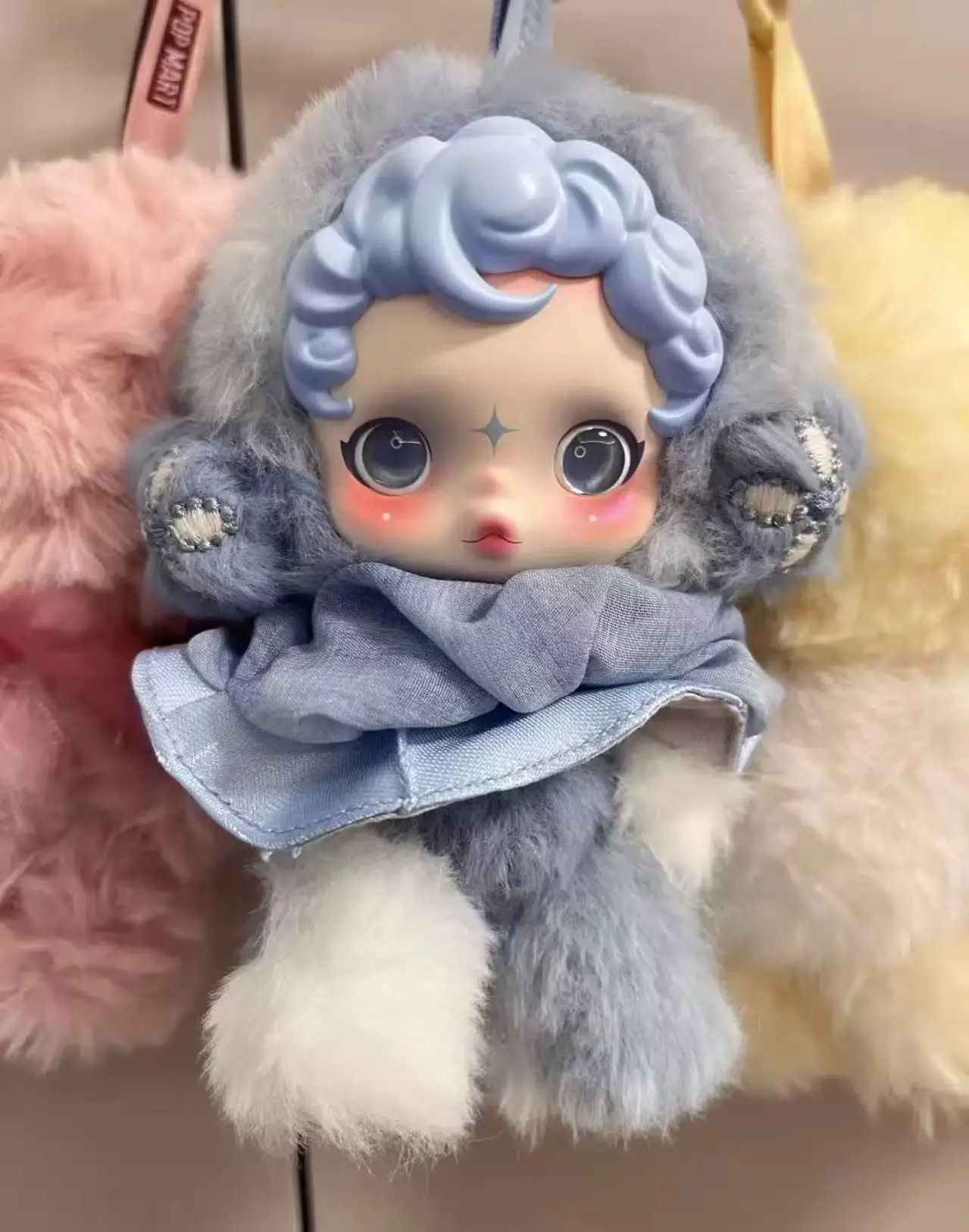 Фото Коллекционная плюшевая кукла-брелок Sleepless Theater Style в стиле Blind Box, с мягким виниловым лицом, милая, подарок №5