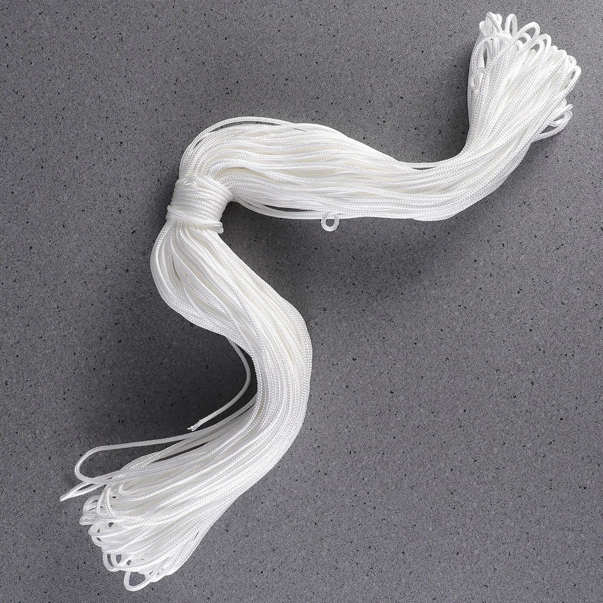 

2mm x 50 meters resistant Braided Rope Nylon Rope Clothesline Outdoor Rope (White)