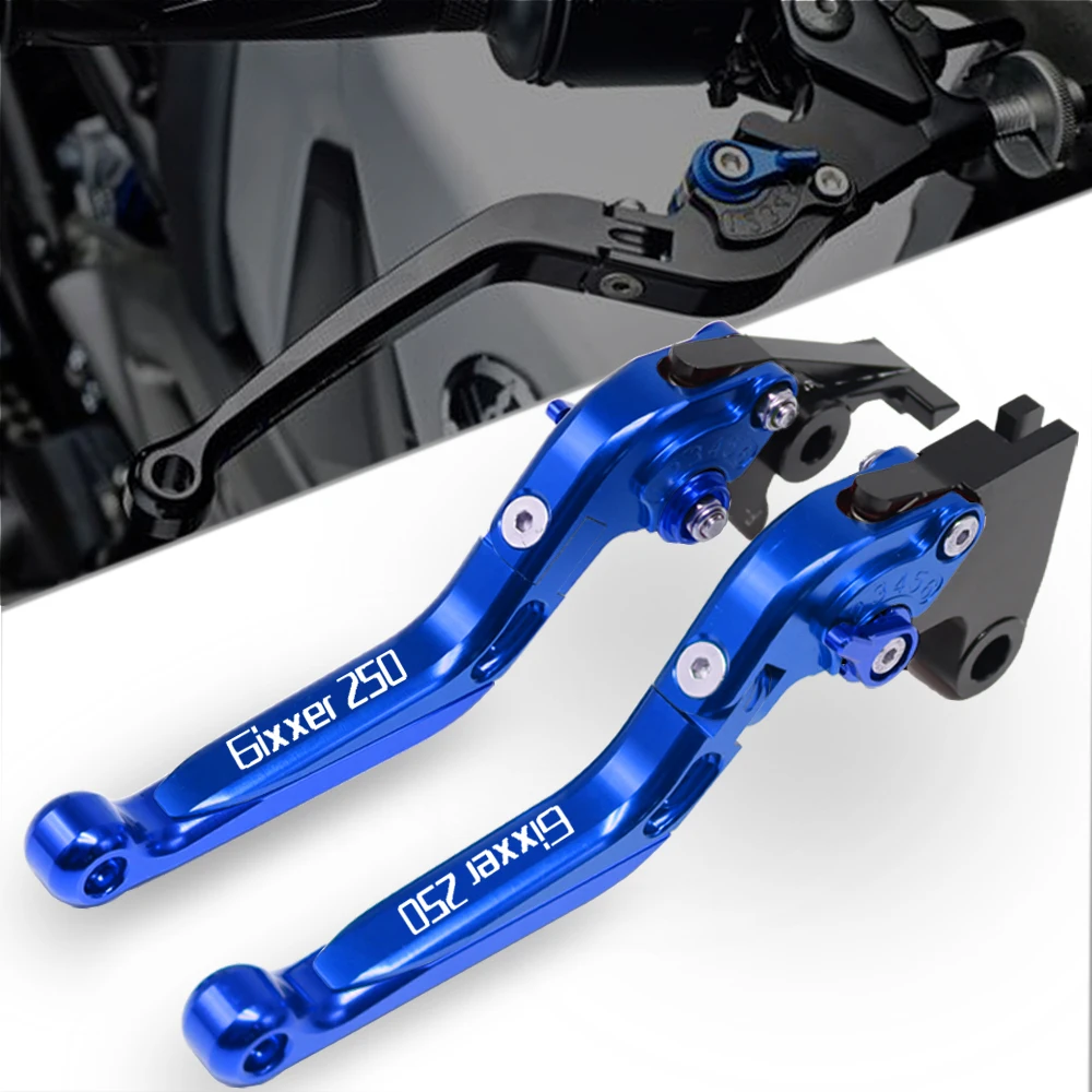 

Motorcycle Accessories CNC Adjustable Extendable Foldable Brake Clutch Levers For Suzuki GIXXER 250