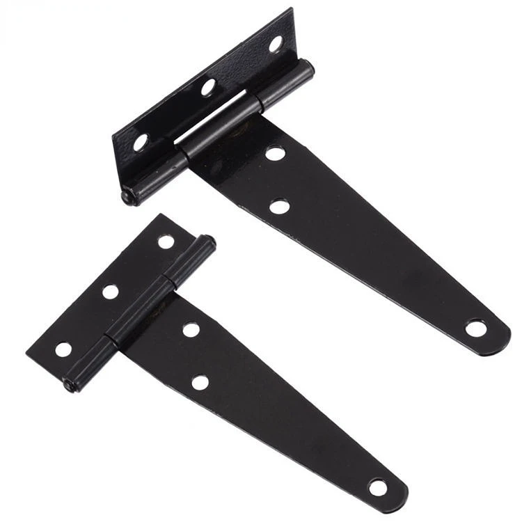 

3 4 5 6 8Inches T Shaped Rustproof Iron Light Duty Shed Hinge Gate Strap Hinge Door Gates Hinges for Cabinet Gate Door