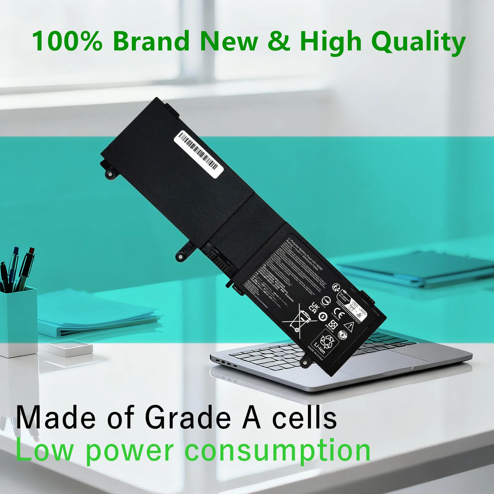 Фото Аккумулятор C41-N550 для ноутбуков ASUS Q550L Q550LF G550 G550J G550JK N550 N550J N550JK N550JV N550JK-DS71T №5