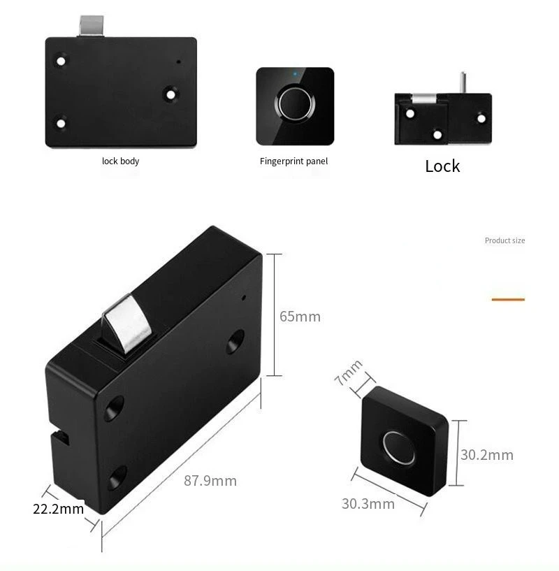 

Fingerprint Lock Furniture Drawer Intelligent Electronic Lock File Cabinet Lock Storage Cabinet Fingerprint Lock Cabinet Door
