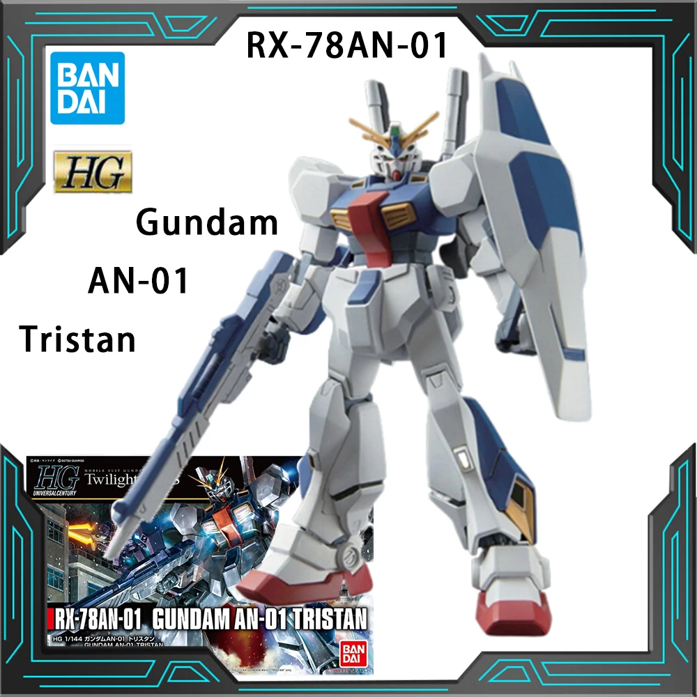

Bandai Model Kit Gundam HGUC 1:144 RX-78AN-01 Gundam AN-01 Tristan Figure Anime Action Figures Collectible Gift for Boys