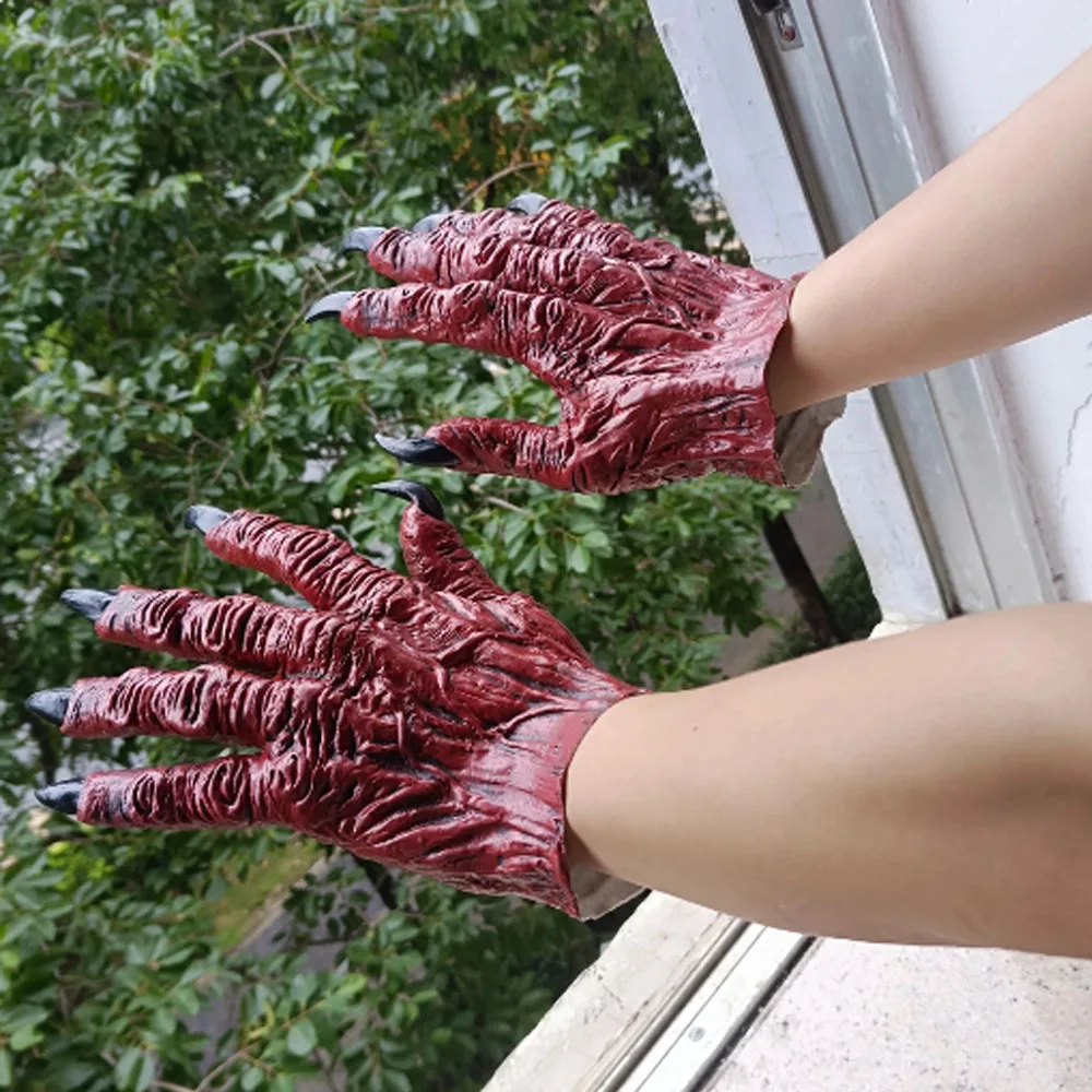 Перчатки демона костюм на Хэллоуин для мужчин женщин и детей высококачественный