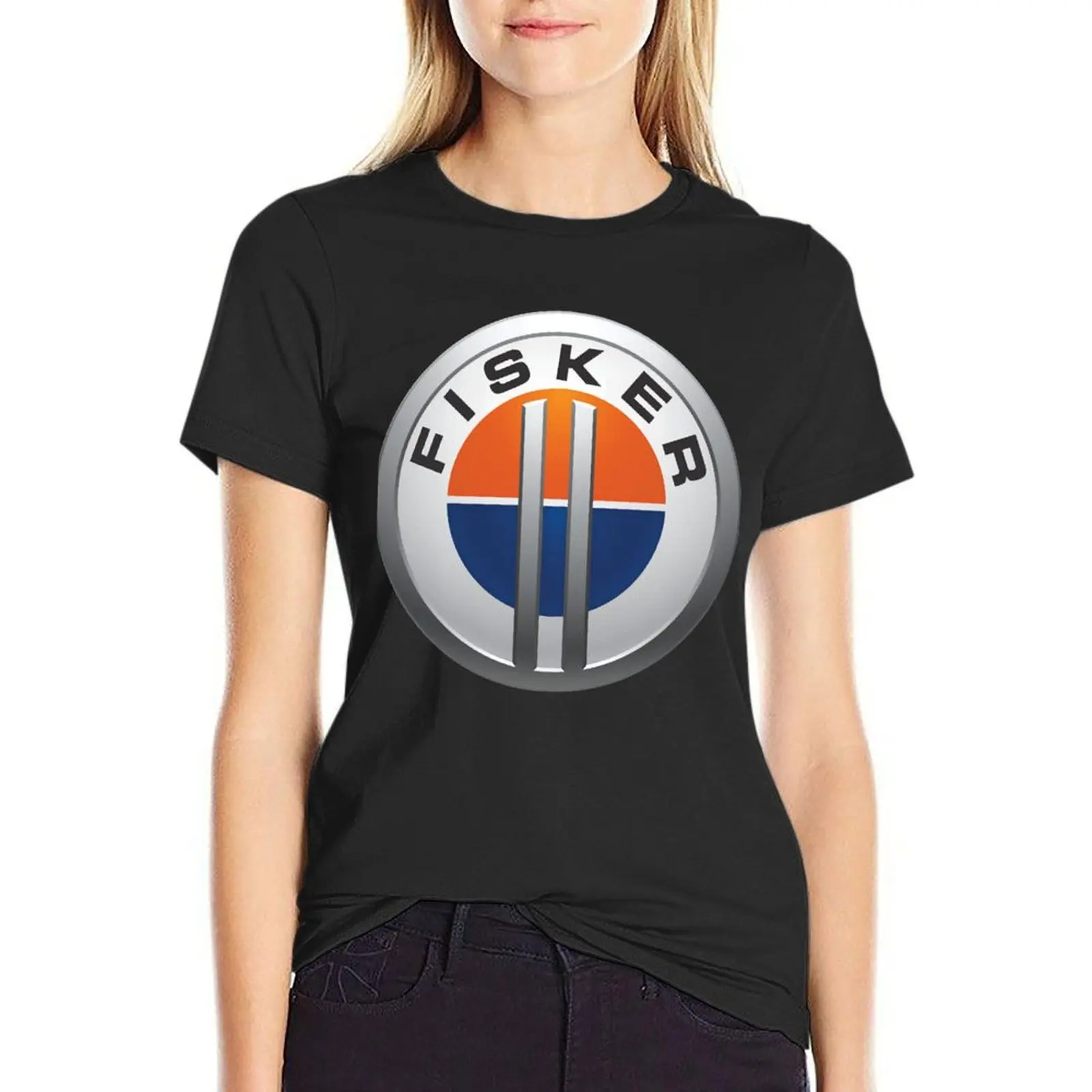 Футболка женская летняя с логотипом Автомобиль