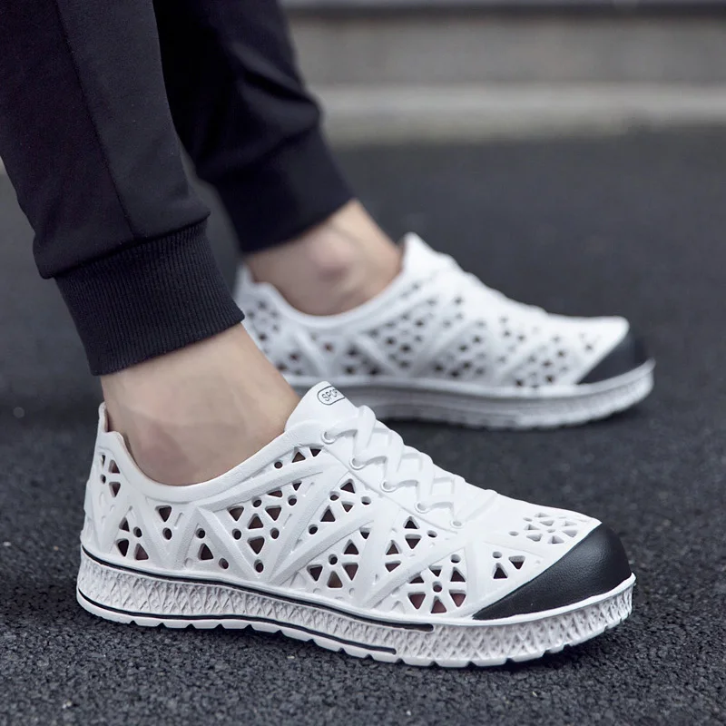 Шлепанцы мужские легкие открытый бассейн сандалии удобная обувь для сада и пляжа