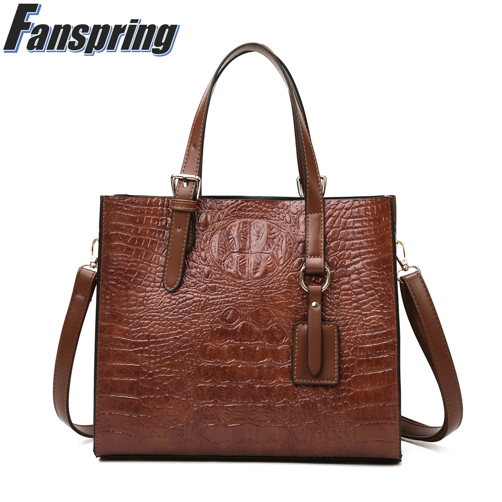 

Luxury Female Tote Bag 2022 Designer Brand Handbag Lady Big Capacity High Quality Bag Vintage Crossbody Three-Piece Set Purse