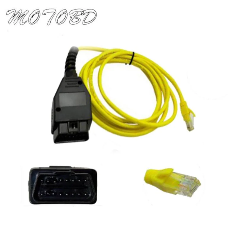 Кабель передачи данных ENET для bmw Ethernet к интерфейсному кабелю OBD2 16-контактный