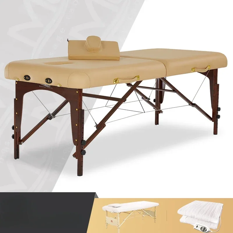 Portable Massage Stretchers Massager Professional Stretcher Folding Bed Tools Lit De Pliant Spa Mobiliario Para Salon Belleza