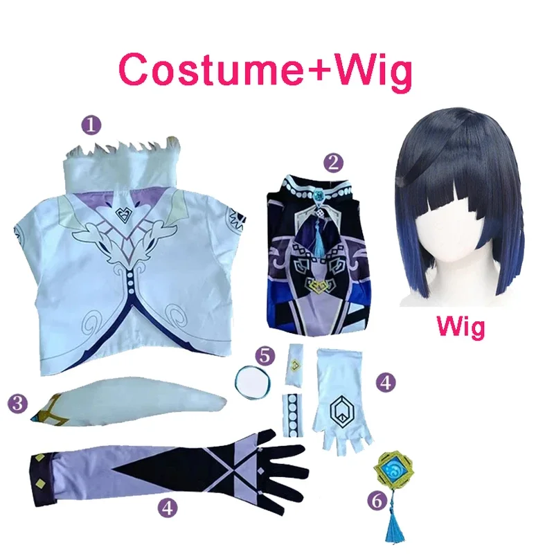 Игра genshinimpact Yanan косплей костюм сексуальный bunny Liyue гидро Полный комплект парик на