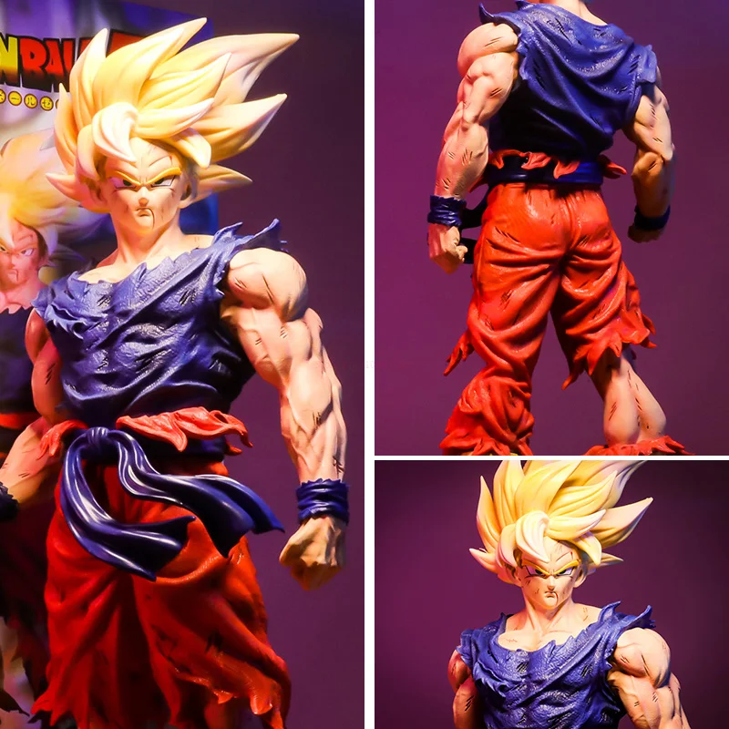 

43 см Фигурки из аниме «Драконий жемчуг Z», фигурка Сон Гоку, фигурка Gk Super Saiyan Vegeta, экшн-фигурка, модели женских игрушек, коллекционные подарки