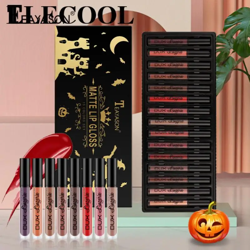 

Lipstick Gift Set Set Lasting Colored Non-stick Cup Lipgloss Waterproof Moisturizing Beauty Cosmetics Velvet Matte Lip Gloss