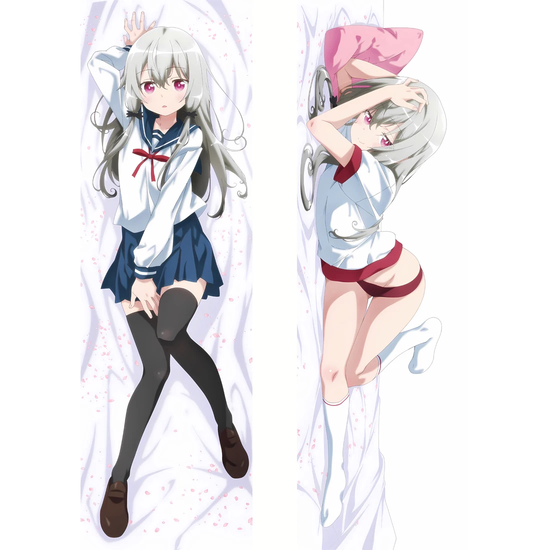 

60x180cm Anime Cosplay Body Pillow Case Double-sided Print Hugging Cushion Cover Life-size Body Pillowcase