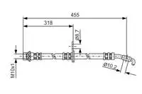 

1987476255 for ten brake hose right/left COROLLA AE100/
