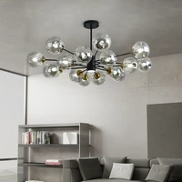 modern chandelier designer magic bean lamp personalized living room dining room bedroom luster indoor installation art gcd