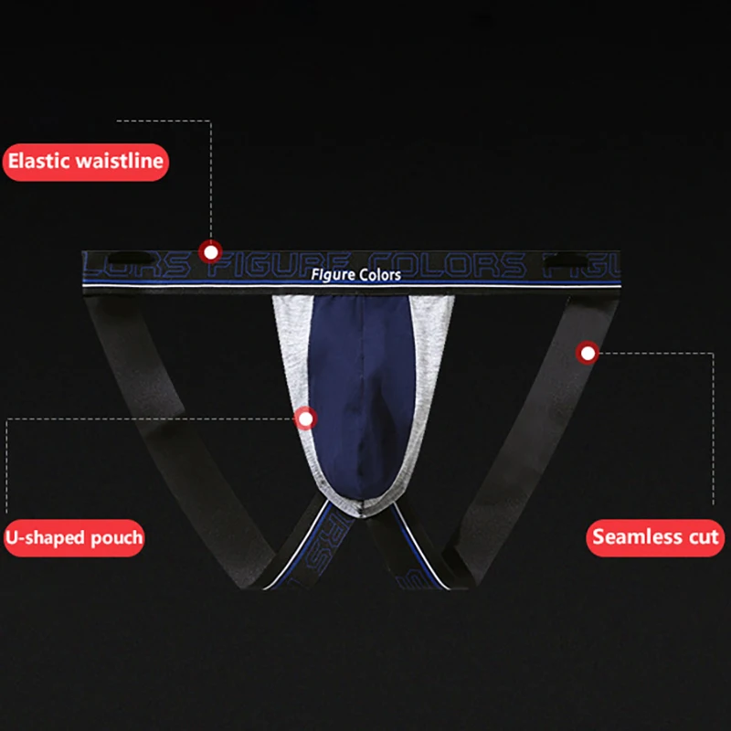 FK Sexy Sissy Thong Men Gay Underwear Men Panties Mens Thongs And G Strings Cotton Bikini Penis Pouch Tanga Hombre Briefs 4pcs