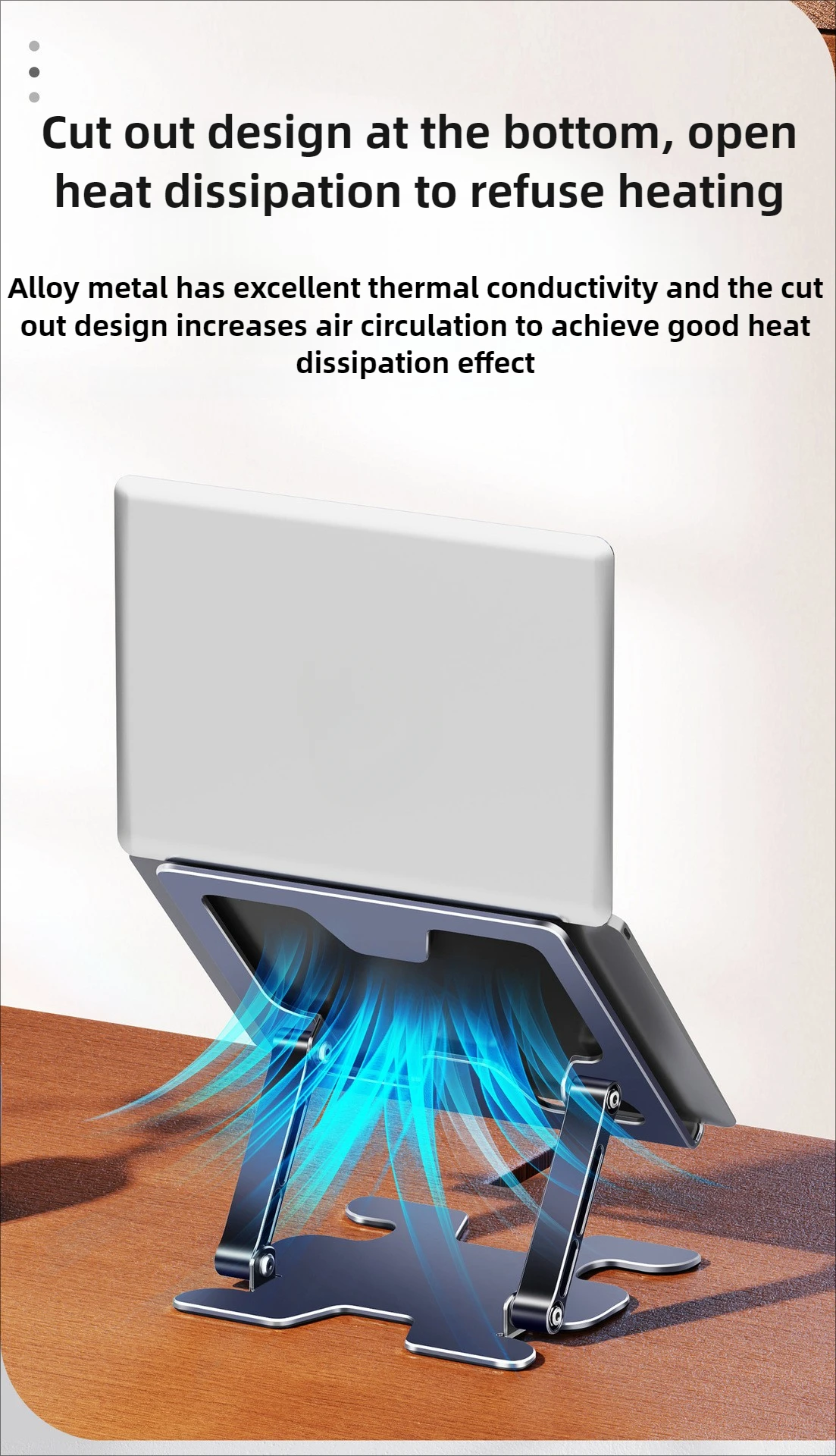 Складная подставка для ноутбука вращающаяся планшета из алюминиевого сплава