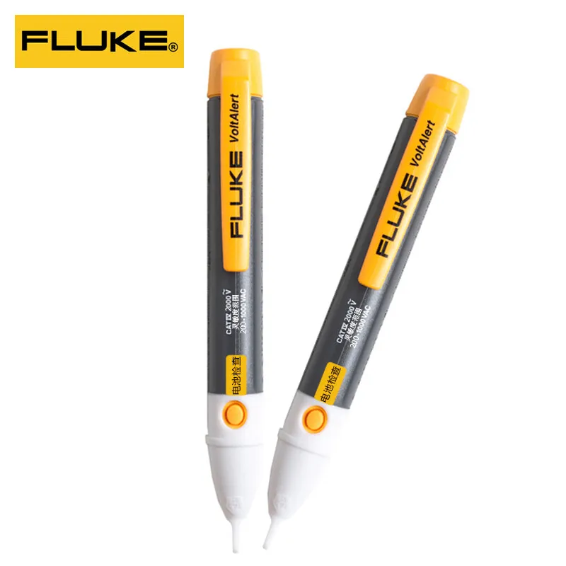 

FLUKE 1AC-C2II/2AC-C2 Non-Contact Voltage Test Pencil VoltAlert™ AC Non-Contact Tester Volt Alert Stick Electrical Detector Pen