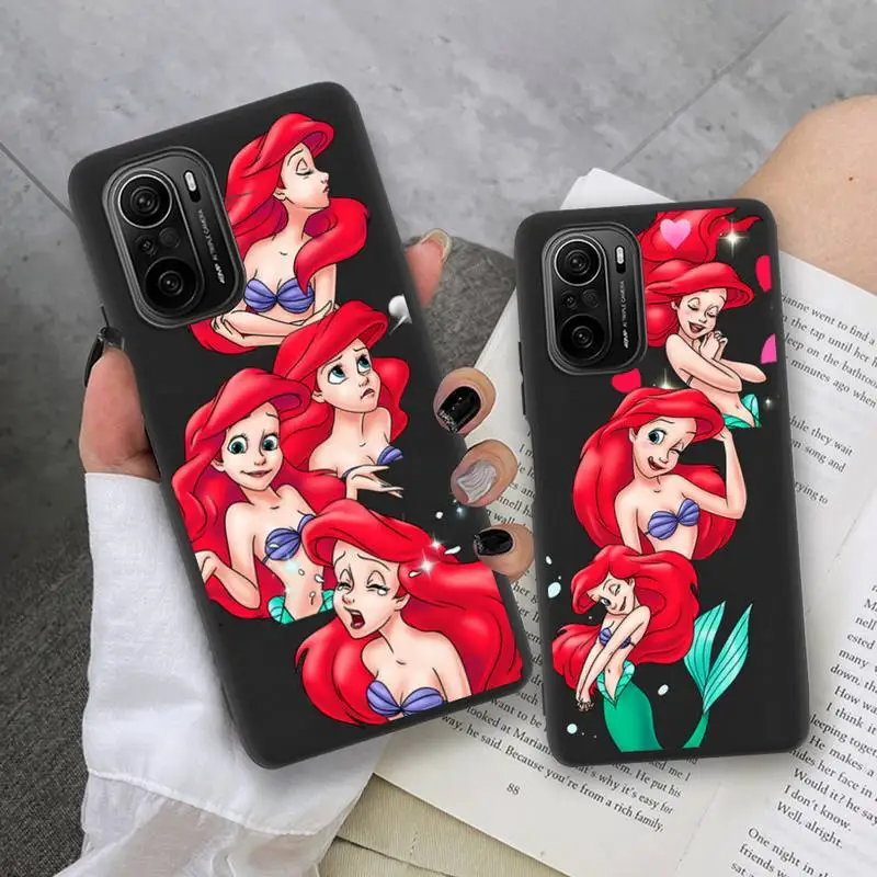 

Disney The Little Mermaid Phone Case for Xiaomi Mi Note 11 10 9 8 6X 11X Lite 9T CC9 Pro SE