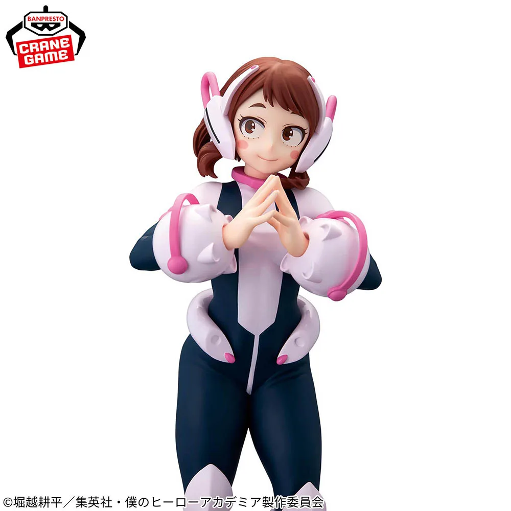 Фото Оригинальная коллекционная фигурка Banpresto GLITTER&GLAMOURS My Hero Academia Ochaco Uraraka, 23 см, аниме-фигурка, модель, игрушка, подарок, в наличии №5