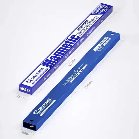 Магнитный держатель для инструментов MAG25, сверхмощный магнитный держатель для инструментов, стойка для полос, компактный металлический держатель для гаечных ключей и ножей