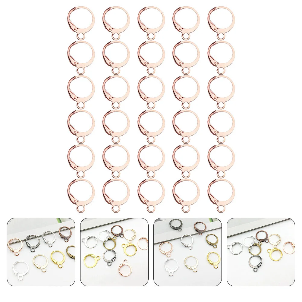 

Accessories Ear Decor Accessory Earring Decoration Round Lever Hooks Alloy Parts