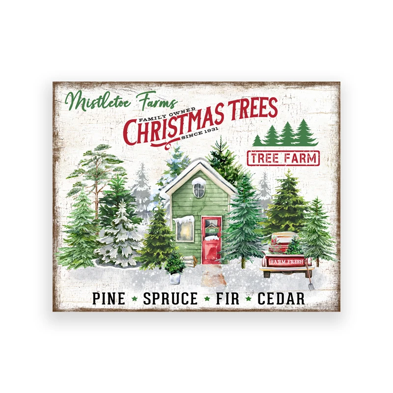 

Художественный принт Kitchen Christmas Wall Art