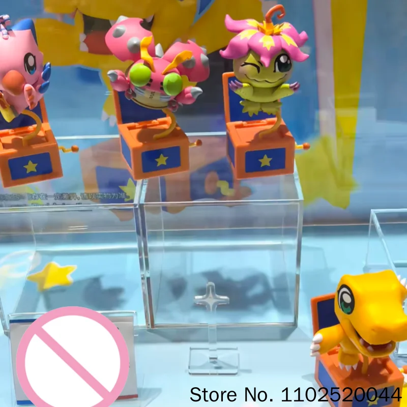 Фото Коллекционная фигурка Bandai Namco Digimon Blind Box: Коллаборация с Такэхисой Окавой, декоративное украшение, подарок для аниме-коллекционеров, индивидуальный дизайн №4