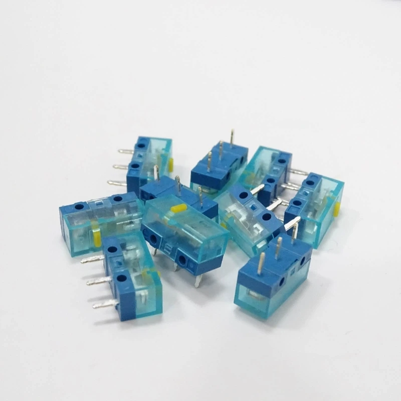 Y1UB оригинальный микропереключатель для мыши HUANO синий корпус 70 г 0 74N микрокнопка