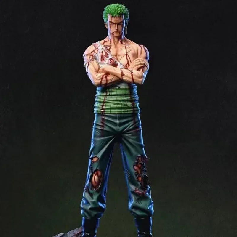 Фото Фигурки One Piece 3D2Y: Зоро, Луффи, Санджи в крови — коллекционные аниме-фигурки из ПВХ, модель, игрушка, кукла, подарок на день рождения №3