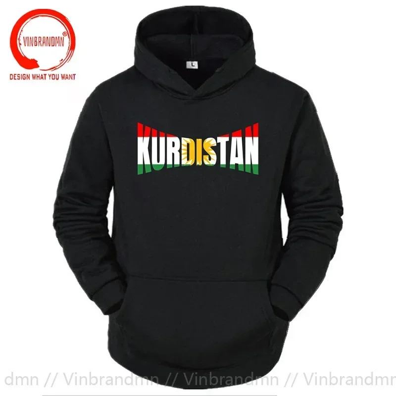 Толстовки с флагом Курдистана мужские толстовки капюшоном Курдыстана уличная