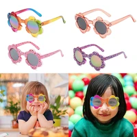 cute colorful flower sun glasses girls boys baby orange pink kids sunglasses children trends 2022 party gifts new outdoor vogue