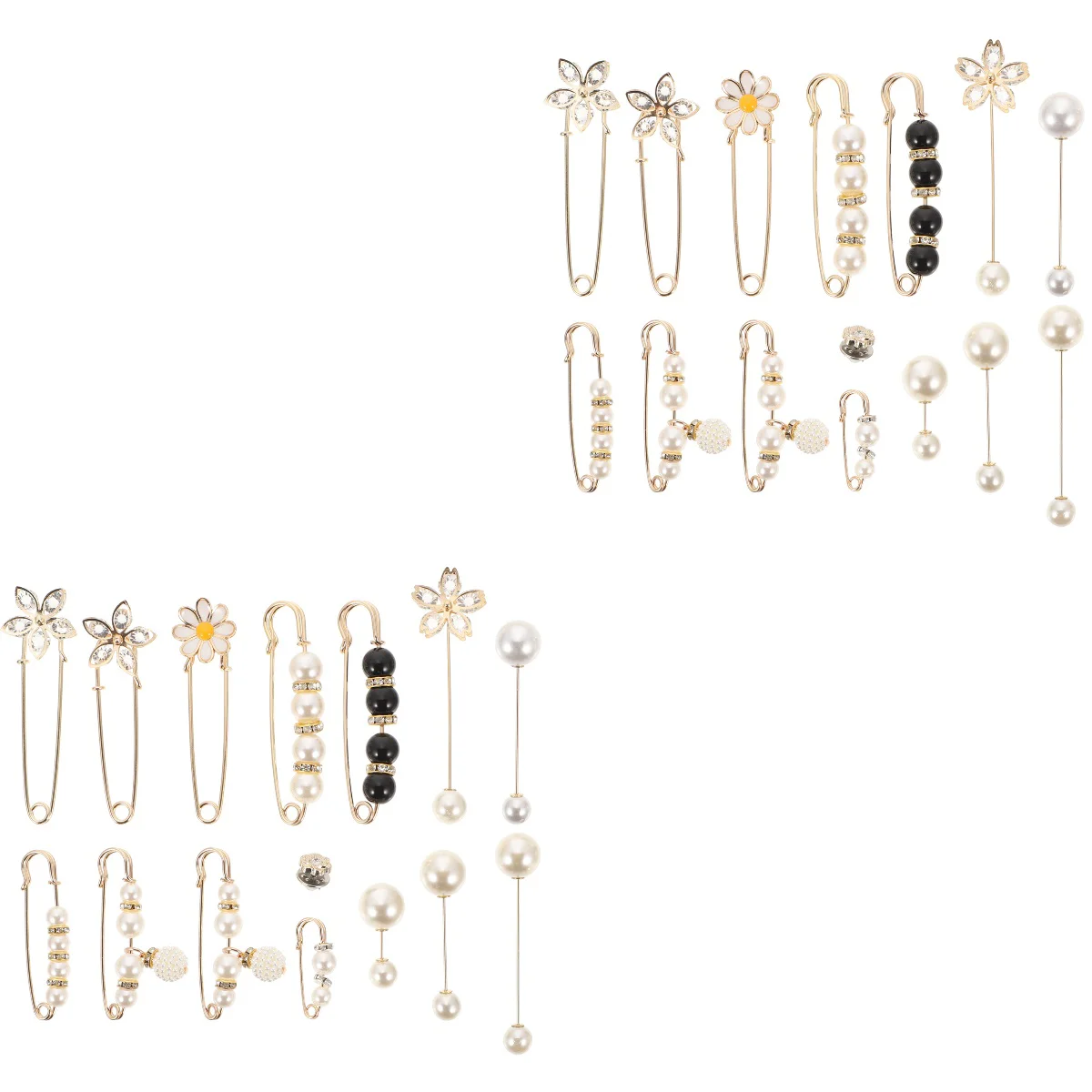 

30 Pcs Decorative Brooches for Women Girls Clothing Dresses Accessories Waist Tightener