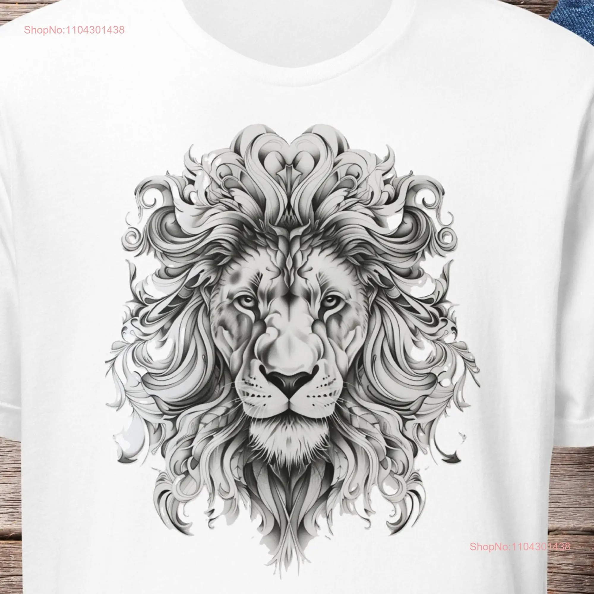 Рубашка с лицом льва Majestic T Leo для любителей животных унисекс африканский зоопарк