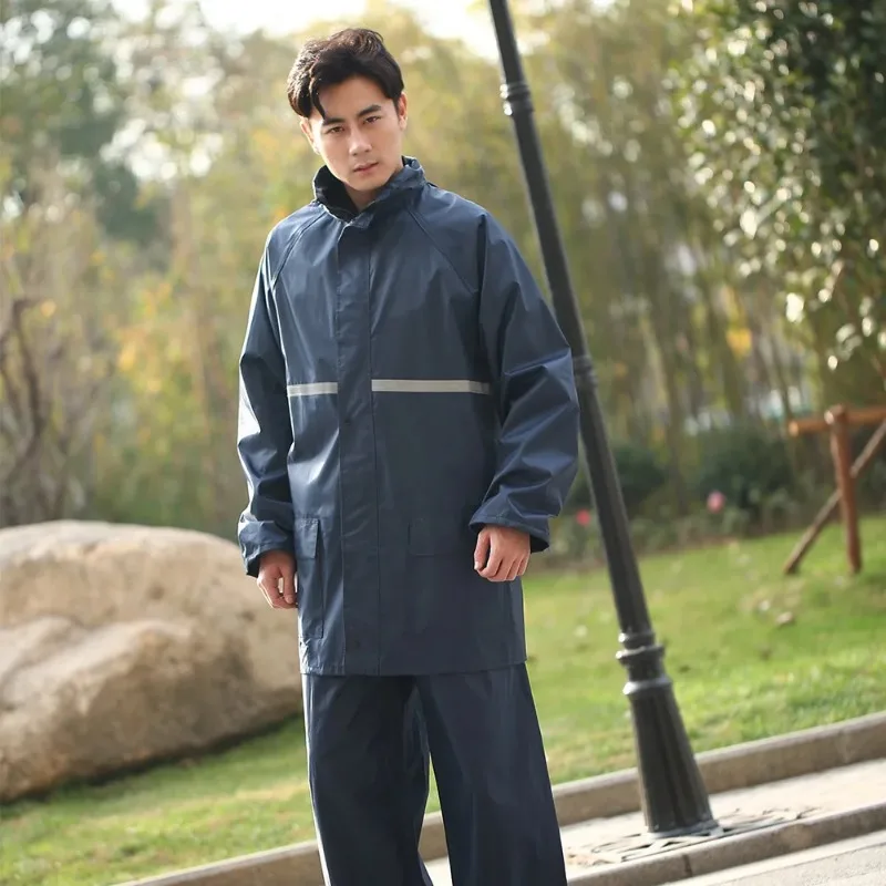 Уличный дождевик для езды на мотоцикле брюки костюм светоотражающая ткань