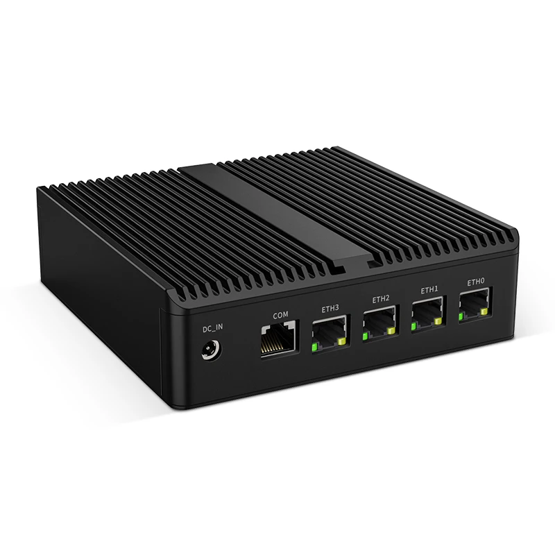 Безвентиляторный маршрутизатор Intel J6413 J6412 N100 DDR4 DP HDMI 4*i226V 2.5G ESXI AES-NI 4G/5G SIM Solt COM Mini PC