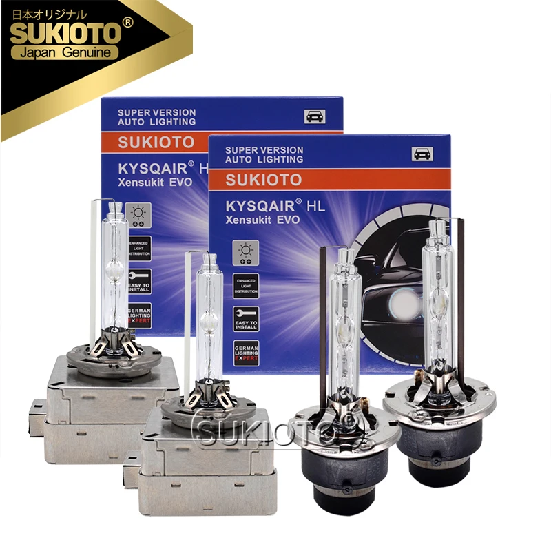 

SUKIOTO JAPAN 10 Pairs HID Xenon Light D1S D2S D3S D4S HID Bulb 3800LM 6000K 8000K 4300K Xenon Lamp 35W 12V 45V 85V Car Headlamp