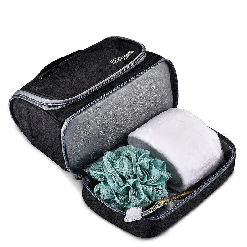 Oxford Travel Organizer Cosmetic Bags for Women Necessaries Make Up Case Wash Toiletry Bag Men Necessaries Hanging Make Up Bag